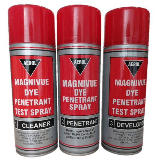 Dye Penetrant Spray | Liquid Penetrant Testing | Aerol®