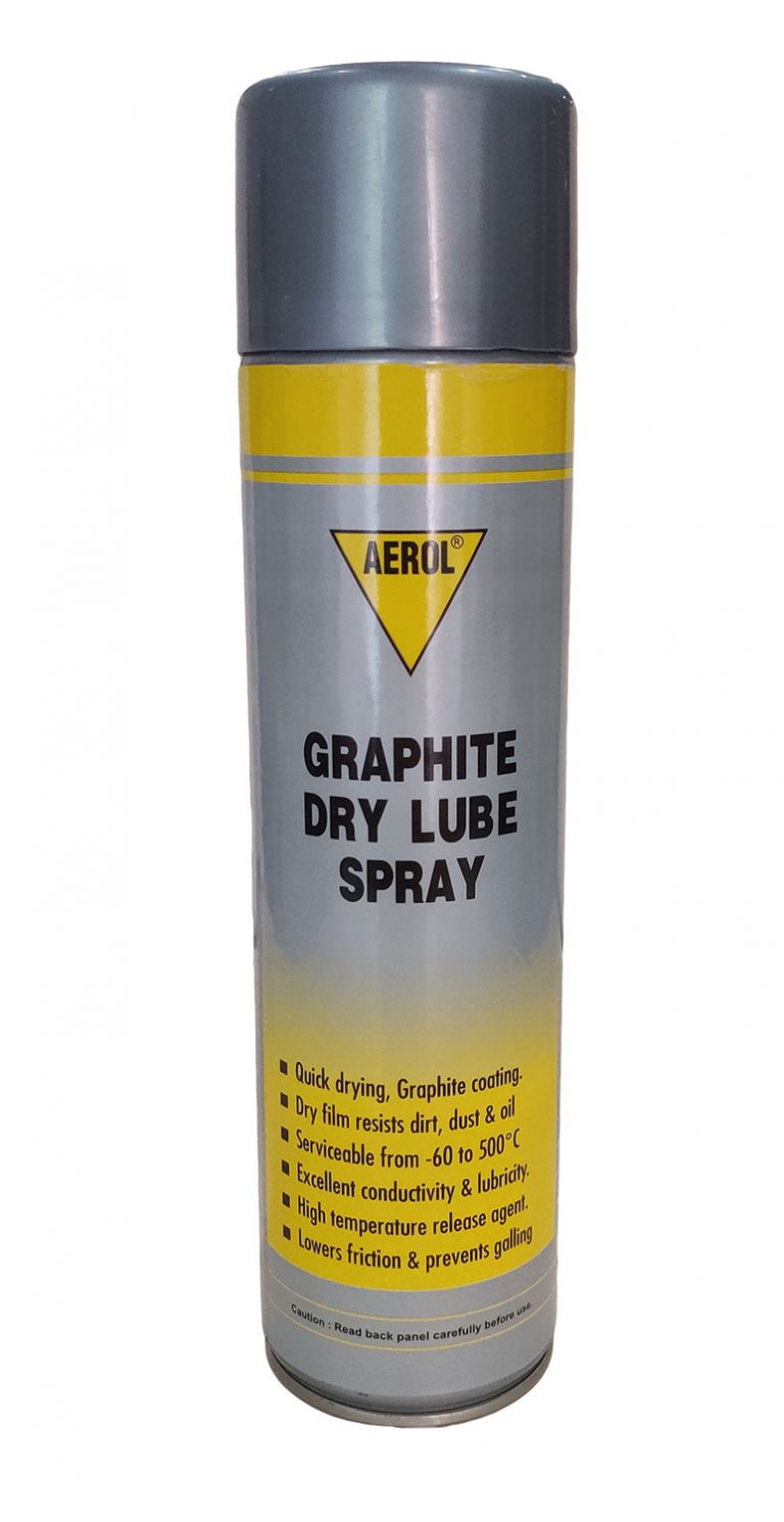 Graphite Dry Lubricant Spray Industrial MRO Aerol®